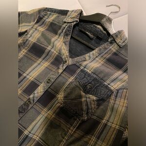 Harley Davidson Sz S women's snap front shirt, Biker Moto Bikercore Motorcycle